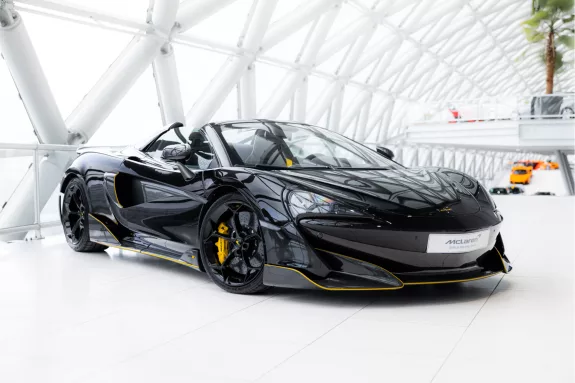 McLaren 600LT Spider 3.8 V8 | Senna Seats | Carbon Exterior | Yellow Accents | – Foto